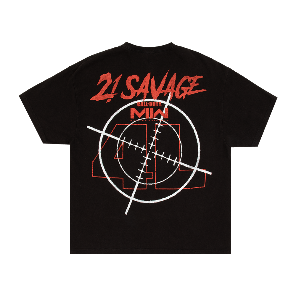 21 Savage X COD Tee Back