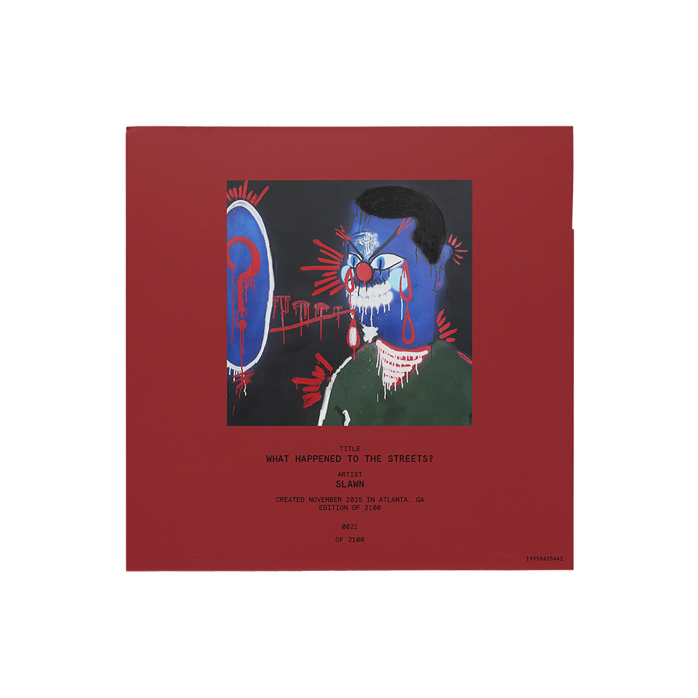 WHAT HAPPENED TO THE STREETS? LIMITED EDITION & NUMBERED SLAWN POSTER CD II Detail